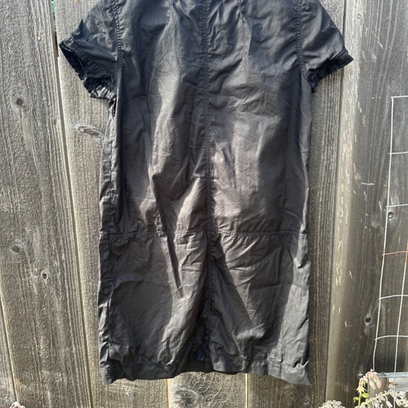 French Connection black dress with zipper front and pockets size 12 - Picture 2 of 7